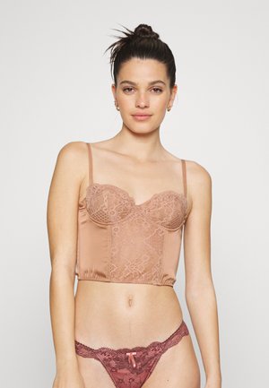 AVA CORSET - Espartilho - brown