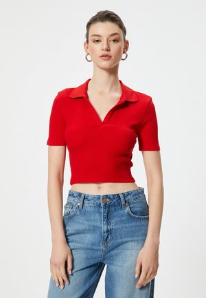 Koton CROP - Polo - red