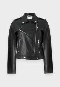 NMROLLO - Kunstlederjacke - black