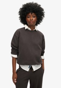 Superdry & Co ESSENTIAL LOGO - Sudadera - bison black