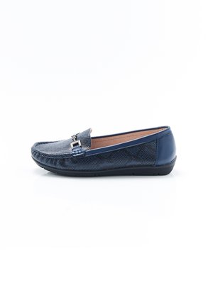 CON FIBBIA - Scarpe senza lacci - blue