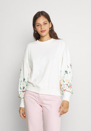 ONLBROOKE O NECK - Collegepaita - cloud dancer