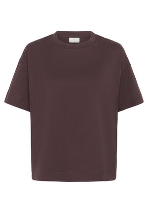 Kaffe TOMINA - T-shirts basic - fudge