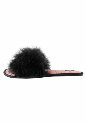 REGULAR FIT - Slippers - black