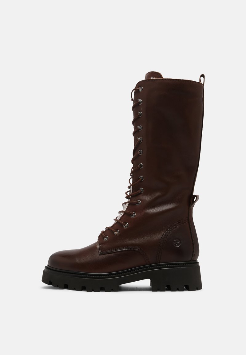 Damen Sneaker | Tamaris Snowboot/Winterstiefel maroon/braun - QE67533 Damen Sneaker | Tamaris Snowboot/Winterstiefel maroon/braun - QE67533