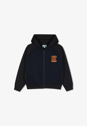 KENZO kids, CARDIGAN À CAPUCHE - Sweater met rits - bleu mistral