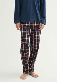 TOM TAILOR - MIT KAROMUSTER - Pyjama bottoms - red dark check Thumbnail Image 1