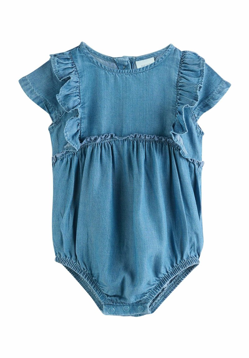 Next - REGULAR FIT - FRILL SHOULDER - Body - blue denim, Ampliar