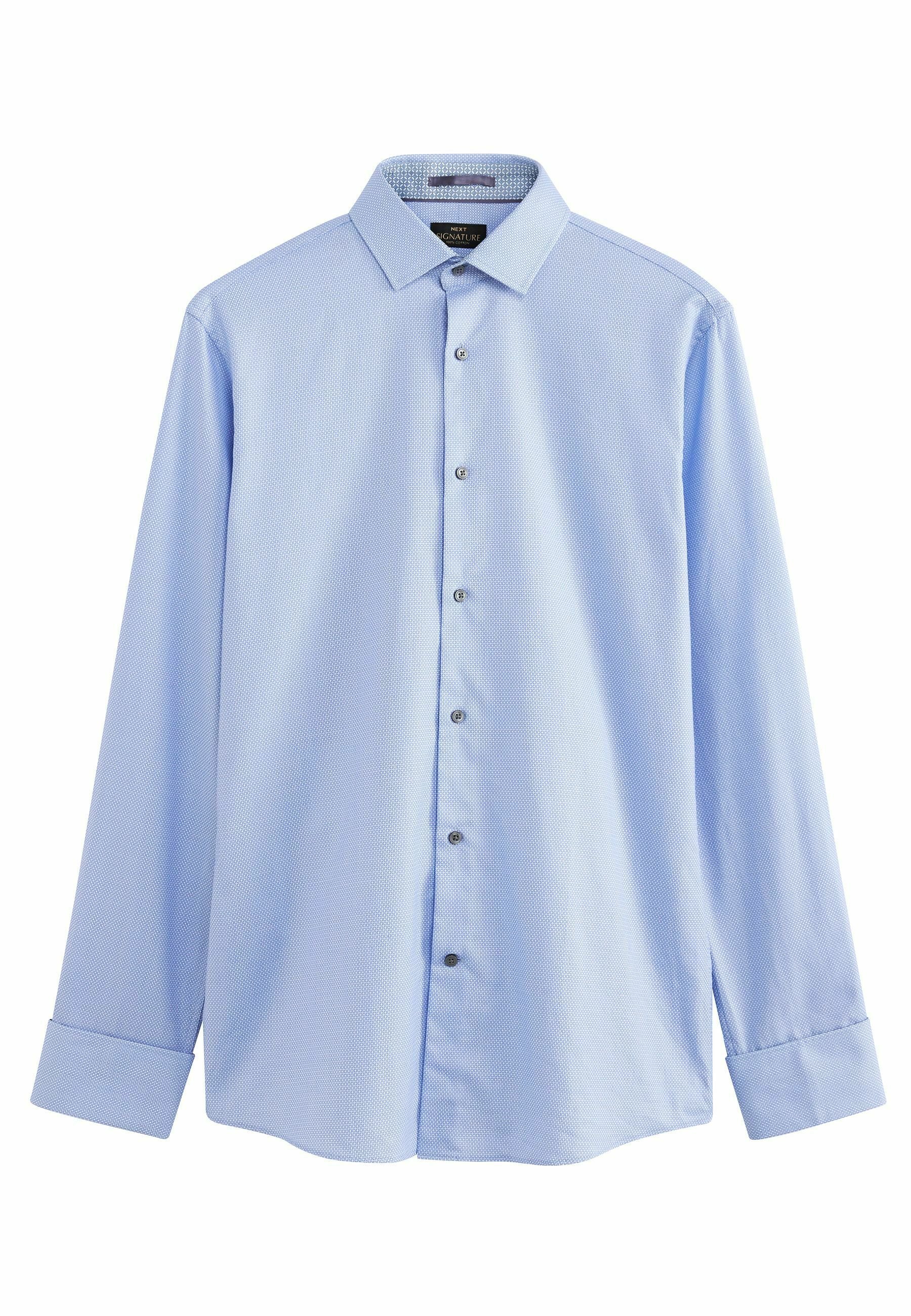 Next SIGNATURE TRIMMED SLIM FIT CUFF - Camisa blue/azul - Zalando.es