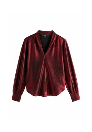 LONG SLEEVE V-NECK - REGULAR FIT - Bluse - red