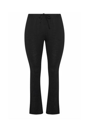 Yours Clothing, PLUS SIZE WIDE LEG TROUSERS - Pantalon classique - black