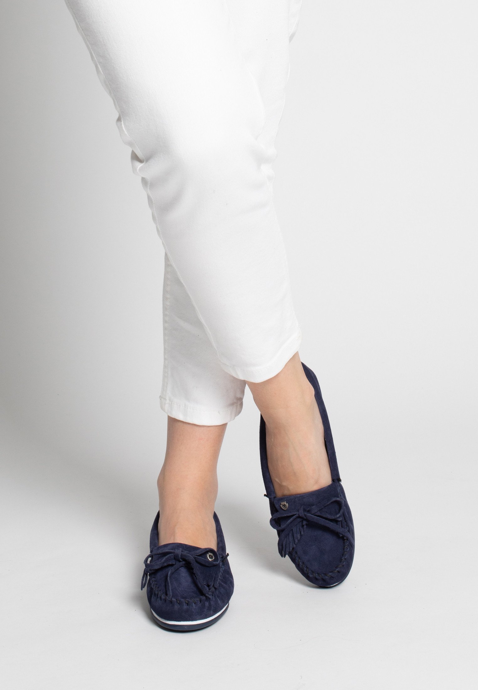 Minnetonka KILTY PLUS - Mocasines - navy/azul - Zalando.es