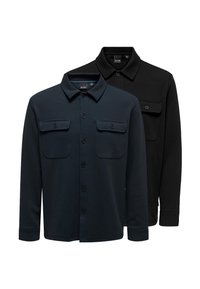 Unausgewählt, schwarz   dunkelblau