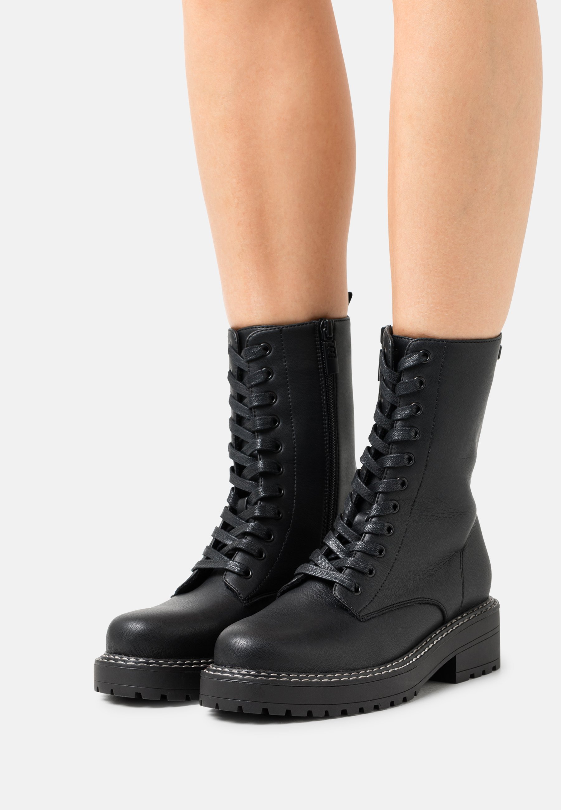 mtng WIND - Botines con cordones - black/negro - Zalando.es