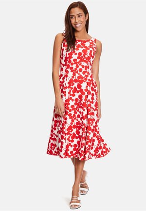 Cocktail dress / Party dress - cream red