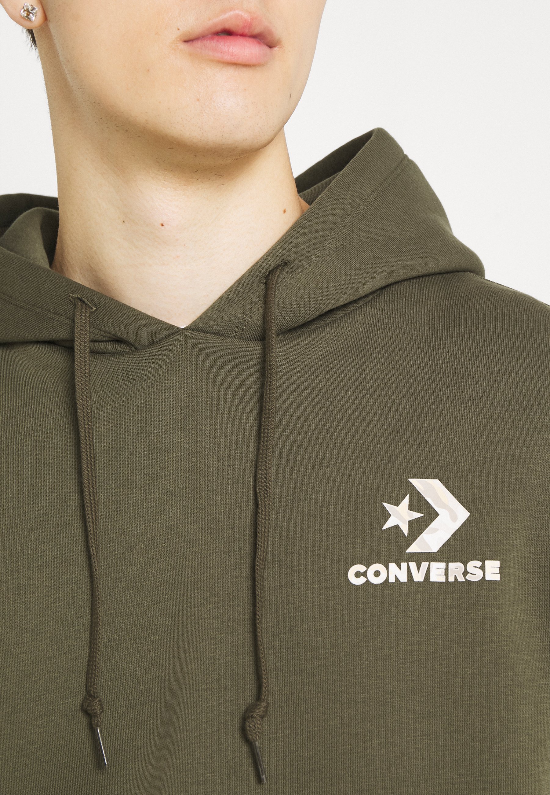 Converse FILL HOODIE - Sudadera - cargo khaki/verde oliva - Zalando.es