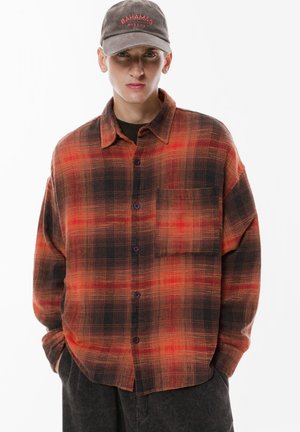 LONG SLEEVE CHECK - Košeľa - red