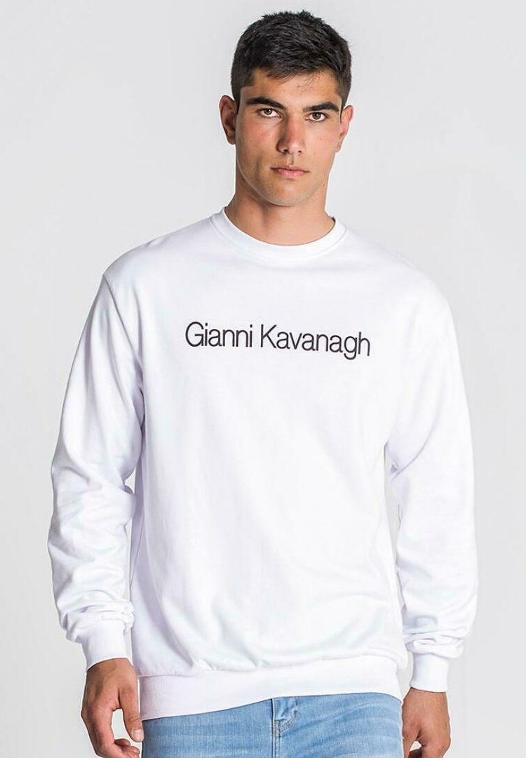 Gianni Kavanagh ESSENTIAL MAXI - Sweatshirt - white