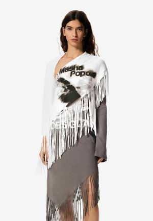 ASYMMETRICAL MASHA POPOVA - Rochie din jerseu - white