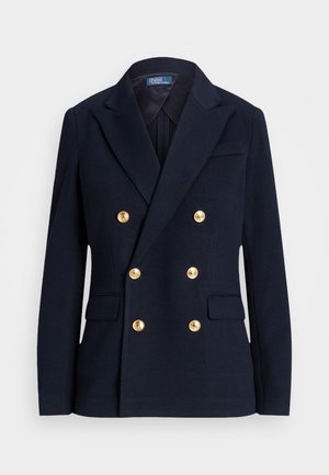 Polo Ralph Lauren, DOUBLE-BREASTED KNIT BLAZER - Blejzer - park avenue navy