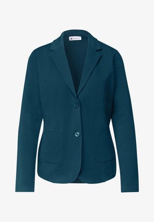 Street One, BASIC BLAZER IN UNIFARBE - Blazer - blue petrol