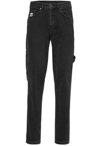 Karl Kani RETRO TAPERED WORKWEAR - Laisvo kirpimo džinsai - vintage black