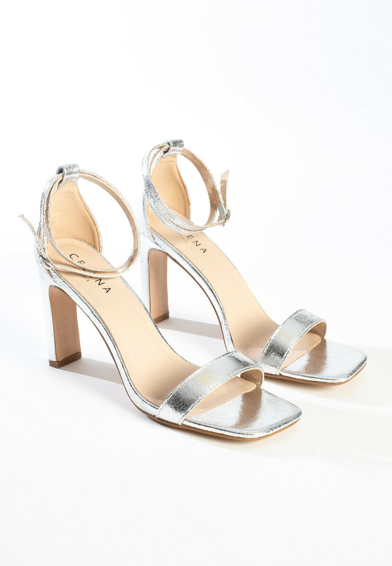 Damen Pumps | Celena CORY High Heel Sandalette silver/silberfarben - LQ90371 Damen Pumps | Celena CORY High Heel Sandalette silver/silberfarben - LQ90371