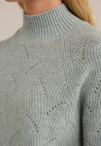 WE Fashion Stickad tröja - green