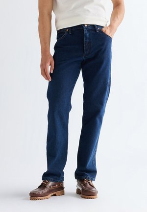 Wrangler 13MWZ - Traperice ravnih nogavica - dark stone