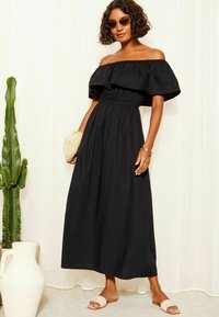 Friends Like These BARDOT ELASTICATED REGULAR FIT - Rochie maxi - black