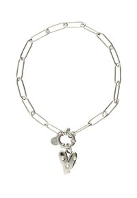 My Jewellery WITH LARGE HEART AND PEARLS - Bracciale - silver colored