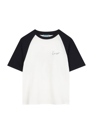 À MANCHES COURTES - Print T-shirt - offwhite