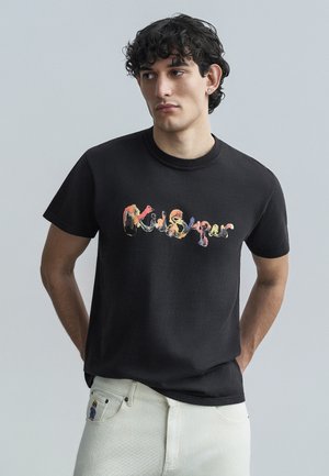 TEE - T-shirt imprimé - black