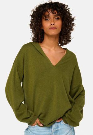 Strickpullover - kaki