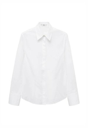 Mango MANGO - Bluza s gumbima - white
