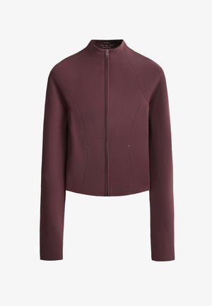 OYSHO, LIGHT AND WARM CROPPED TECHNICAL JACKET 32359332 - Veste légère - plum