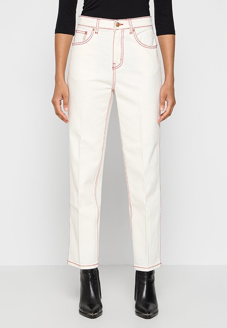 TORY BURCH Straight leg jeans wit