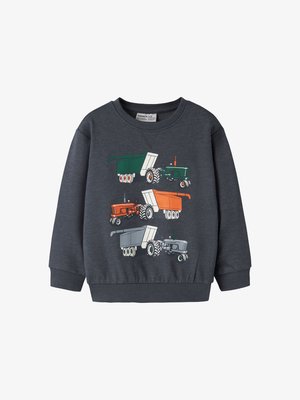 Name it, NMMVIMO LS NREG AOP SWEAT BRU - Sweatshirt - ombre blue print tractors