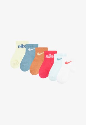 Nike Sportswear INFANT UNISEX 6 PACK - Calcetines - lime ice