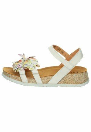 KOAK RIEMCHEN  - Keilsandalette - bianco kombi