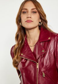 faina JACKE - Jachetă piele - burgund