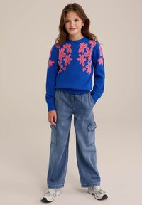 WE Fashion Pulover - blue