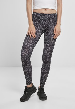 Leggings - Hosen - hibiscus black