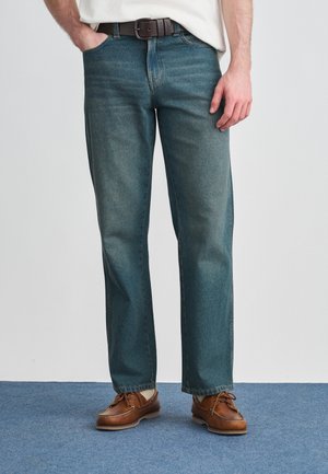 RELAXED WORK - Straight leg jeans - khaki tinted blue