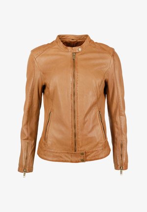 JCC Lederjacke - cognac