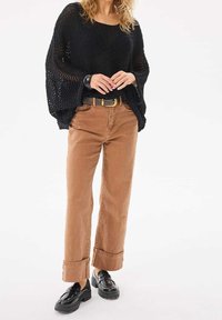 blue shadow Strickpullover - black