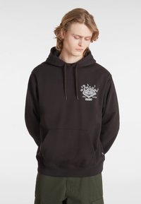 Vans SCRATCHED RECORDS - Felpa con cappuccio - black
