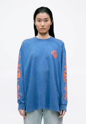 BENJAMIN SKATE LONG SLEEVE - Tops ar garām piedurknēm - blue