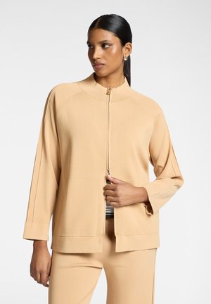 CON ZIP - Strickjacke - beige