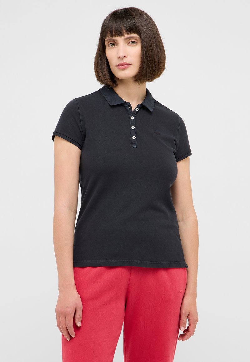 mustang Poloshirt zwart